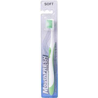 Mouthfresh Adult Soft Toothbrush 1pk