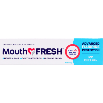 Mouthfresh Ice Mint Gel Multi Action Fluoride Toothpaste 110g – GoPotatoes