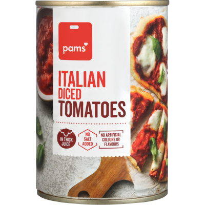 Pams Italian Diced Tomatoes 400g