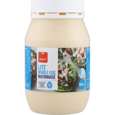 Pams Lite Whole Egg Mayonnaise 450ml