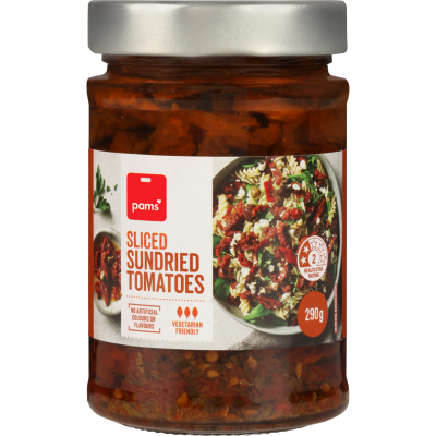 Pams Sliced Sundried Tomatoes 290g