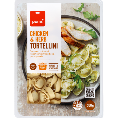 Pams Chicken & Herb Tortellini 300g