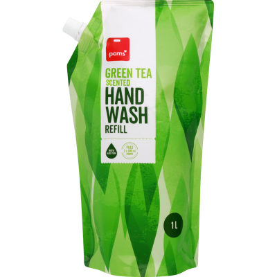 Pams Green Tea Scent Handwash Refill 1l