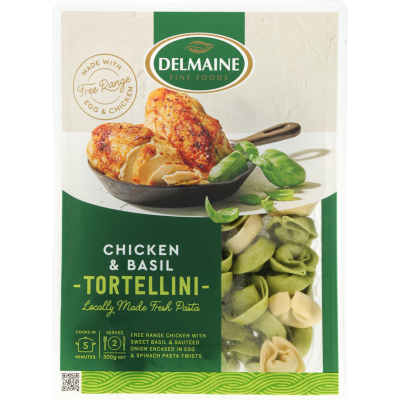 Delmaine Chicken & Basil Tortellini 300g