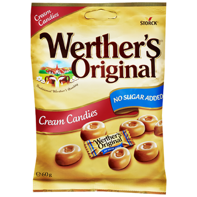 Werther's Classic Cream Candies Sugar Free 60g