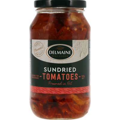 Delmaine Sundried Tomatoes Preserved In Oil 500g