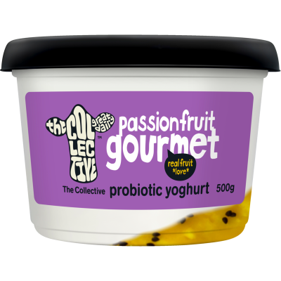 The Collective Passionfruit Gourmet Probiotic Yoghurt 500g