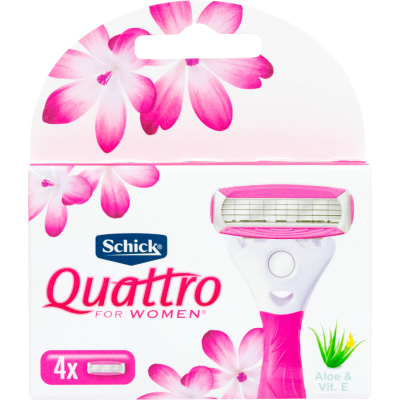 Schick Quattro For Women Cartridges 4pk