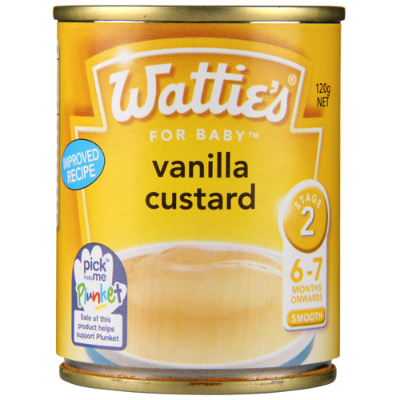 Wattie's For Baby Vanilla Custard 6-7 Months+ 120g