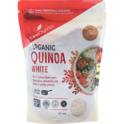 Ceres Organics Organic White Quinoa 450g