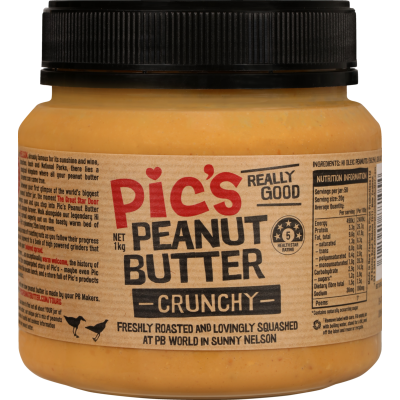 Pic's Really Good Crunchy Peanut Butter 1kg