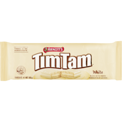 Arnott's Tim Tam White Chocolate Biscuits 165g