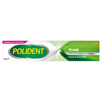 Polident Fresh Denture Adhesive Cream 60g