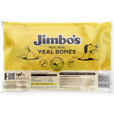 Jimbo's Real Deal Veal Bones ea