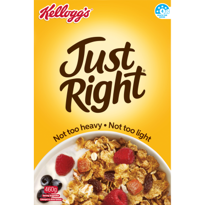 Kellogg's Just Right Original Breakfast Cereal 460g