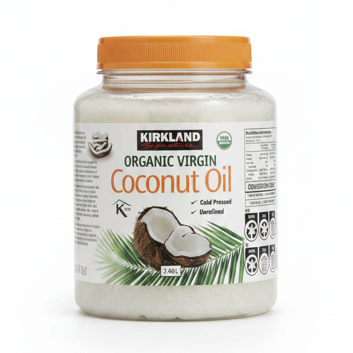 KIRKLAND SIGNATURE ORGANIC COCONUT OIL 2.48L