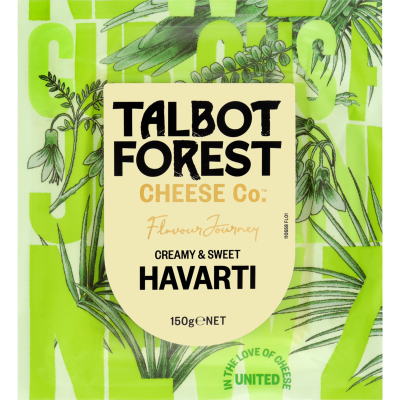 Talbot Forest Creamy Havarti Cheese 150g