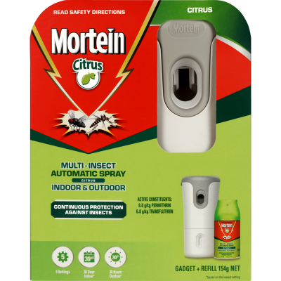 Mortein Indoor & Outdoor Prime Multi Insect Automatic Spray 154g