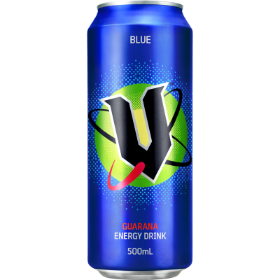 V Blue Guarana Energy Drink 500ml