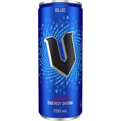 V Blue Guarana Energy Drink 250ml