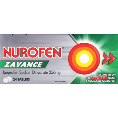 Nurofen Zavance Fast Pain Relief Tablets 24pk