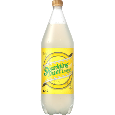 Schweppes Sparkling Duet Lemon Soft Drink 1.5l