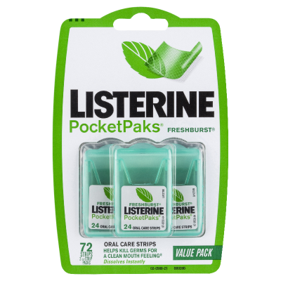 Listerine Pocketpaks Freshburst Oral Care Strips ea
