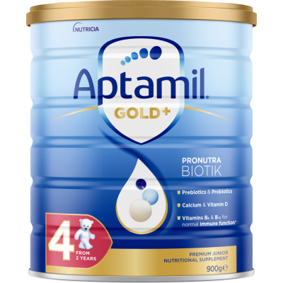 Aptamil Gold+ 4 Pronutra Biotik Junior Nutritional Supplement From 2 Years 900g