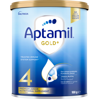 Aptamil Gold+ 4 Junior Nutritional Supplement From 2 Years 900g