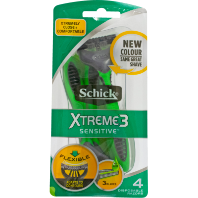 Schick Xtreme 3 Sensitive Disposable Razors 5ea