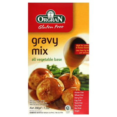 Orgran Gluten Free Gravy Mix All Vegetable Base 200g