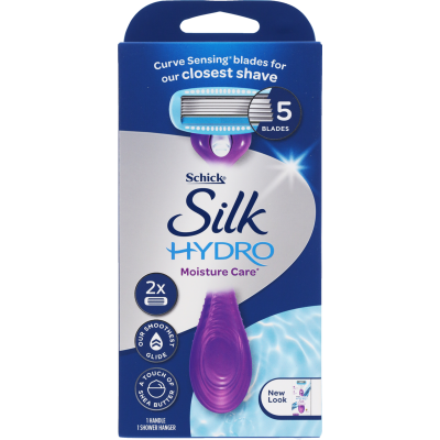Schick Silk Hydro Moisture Care Razor + 2 Blades 1pk