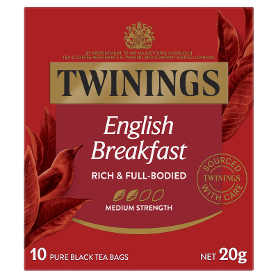 Twinings English Breakfast Tea Bags 10 x 2g