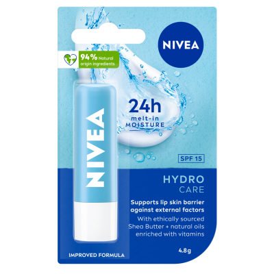 Nivea Hydro Care Lip Balm SPF15 4.8g