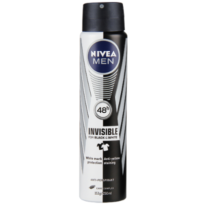 Nivea Men Invisible Black & White 48Hr Antiperspirant 250ml