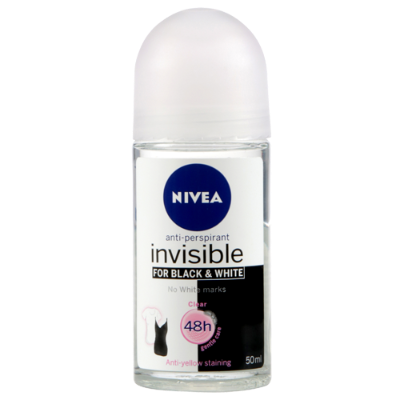 Nivea Invisible For Black & White Clear Deodorant 50ml