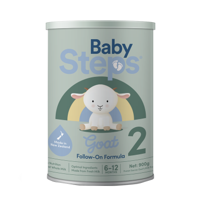 Baby Steps Stage 2 From 6 -12 Months Goat Follow-On Formula 900g