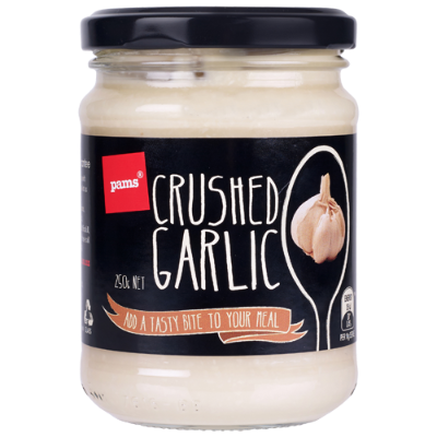 Pams Crushed Garlic 250g