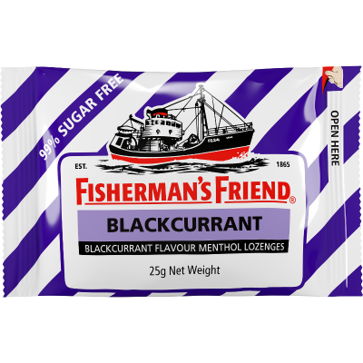 Fisherman's Friend Blackcurrant Flavour Menthol Lozenges 25g