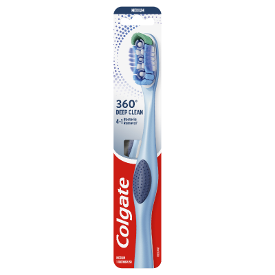 Colgate 360 Deep Clean Medium Toothbrush 1pk