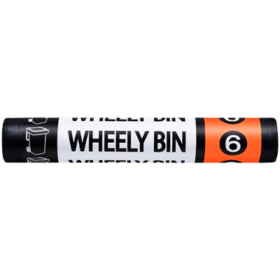 Big Black Sacks Wheelie Bin Liner 240L 6pk