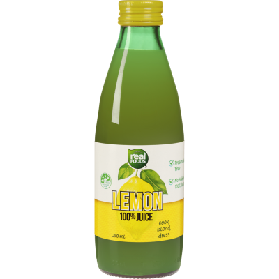 Real Foods Lemon Juice 250ml