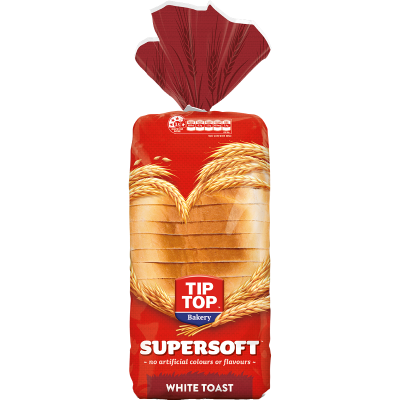 Tip Top Supersoft White Toast Bread 700g