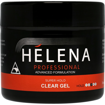 Helena Professional Super Hold Hair Gel Clear 250g