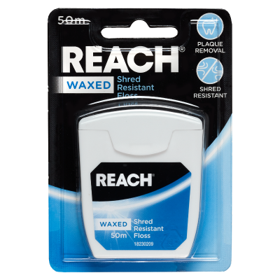 Reach Waxed Shred Resistant Floss 50m