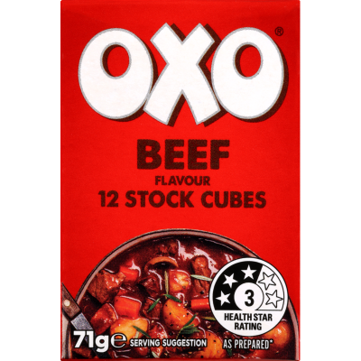 Oxo Beef Flavour Stock Cubes 71g