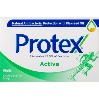 Protex Antibacterial Active Everyday Protection Bar Soap 90g