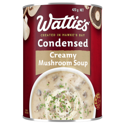 Wattie's Condensed Creamy Mushroom Soup 420g