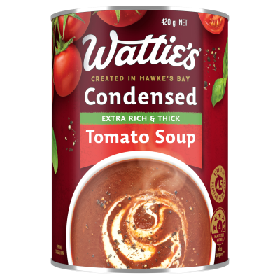 Wattie's Condensed Extra Rich & Thick Tomato Soup 420g