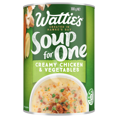 Wattie's Soup for One Creamy Chicken & Vegetables Soup 300g